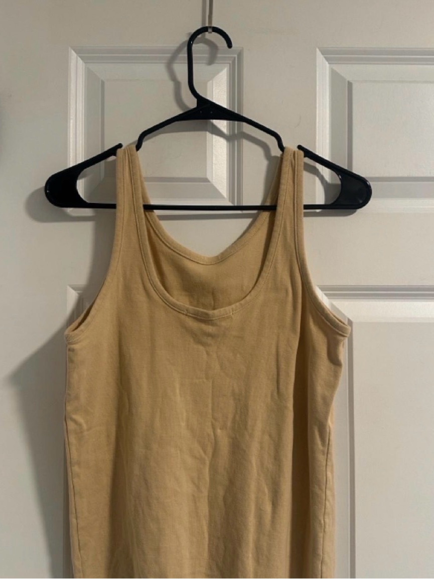 Nwt Wol Hide Scoop Back Rib Tank In Barley Size M — image 8 of 8
